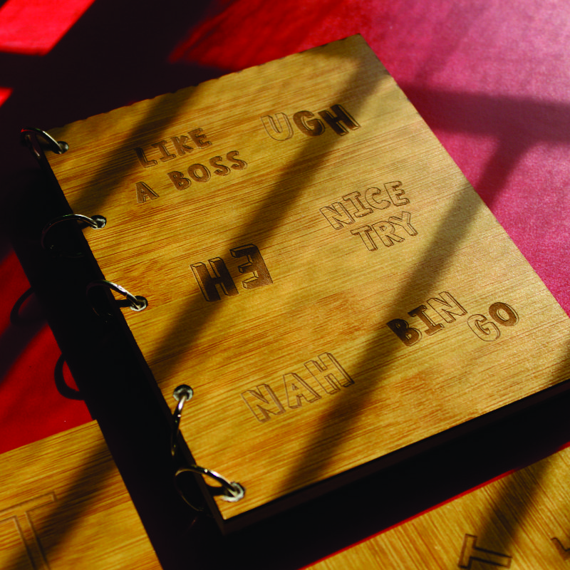 Refillable Notebook Quote Series – Like a Boss, Ugh, Eh & Nice Try | Noodle Studio Eh! Ugh! Nah! Notebook - Image 1