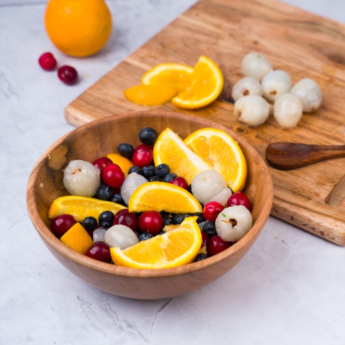 Fruit Wooden Bowl – Handcrafted Woodenware | Noodle Studio Salad Bowl - Image 1