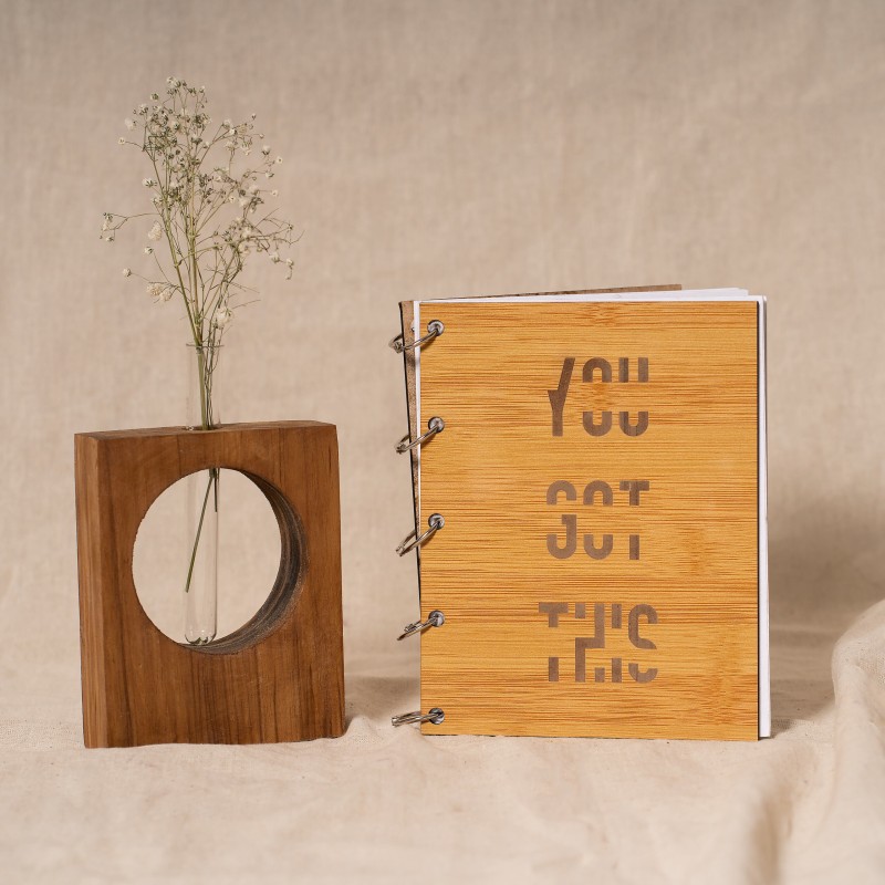 Refillable Notebook – You Got This | Pinewood & Bamboo Editions You Got This Notebook - Image 1