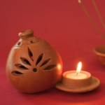 Terracotta Akhand Divo